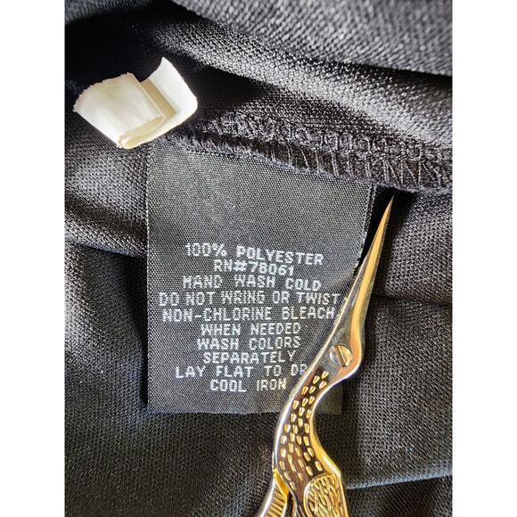 ROYAL BONES by Daang Tripp Black Ruffle White Skull Goth Emo Mini Dress SZ L - Picture 9 of 9